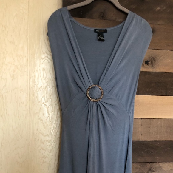 Sleeveless Blue-Gray BCBG Dress - Size L - Picture 2 of 3